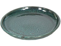 Mega Collections Miska pod květináč Glazed Saucer mechová zelená pr. 23 cm