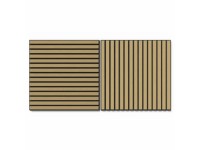Denpanels Akustický panel WOOD Dub přírodní MDF černá plsť 60 x 60 x 2 cm, 2 ks Denpanels Akustický panel WOOD Dub přírodní MDF černá plsť 60 x 60 x 2 cm, 2 ks