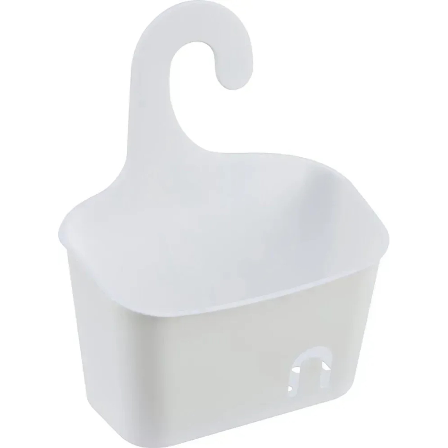 Závěsný košík bíly 20 x 9 x 25 cm
