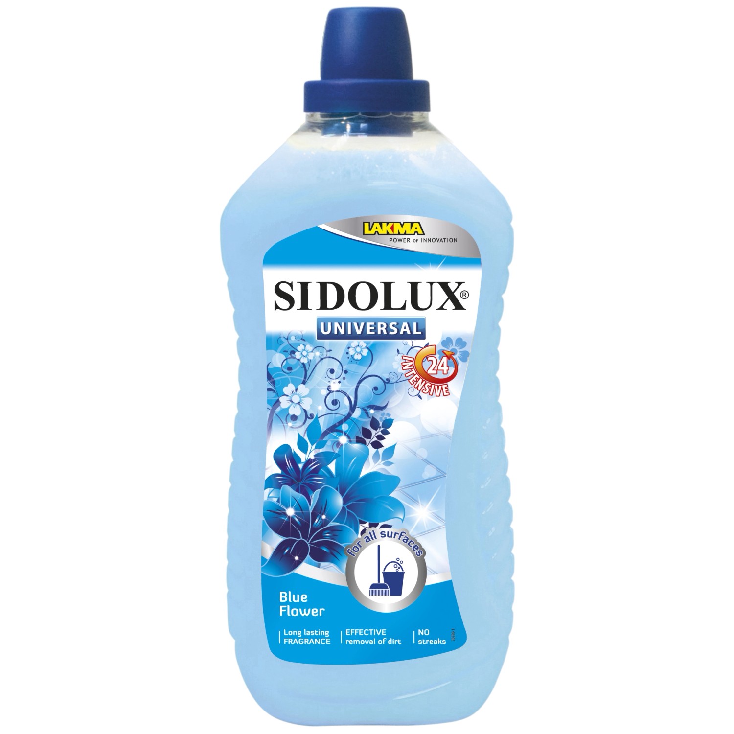 Sidolux Universal Modré květiny, univerzální čistič na všechny povrchy a podlahy