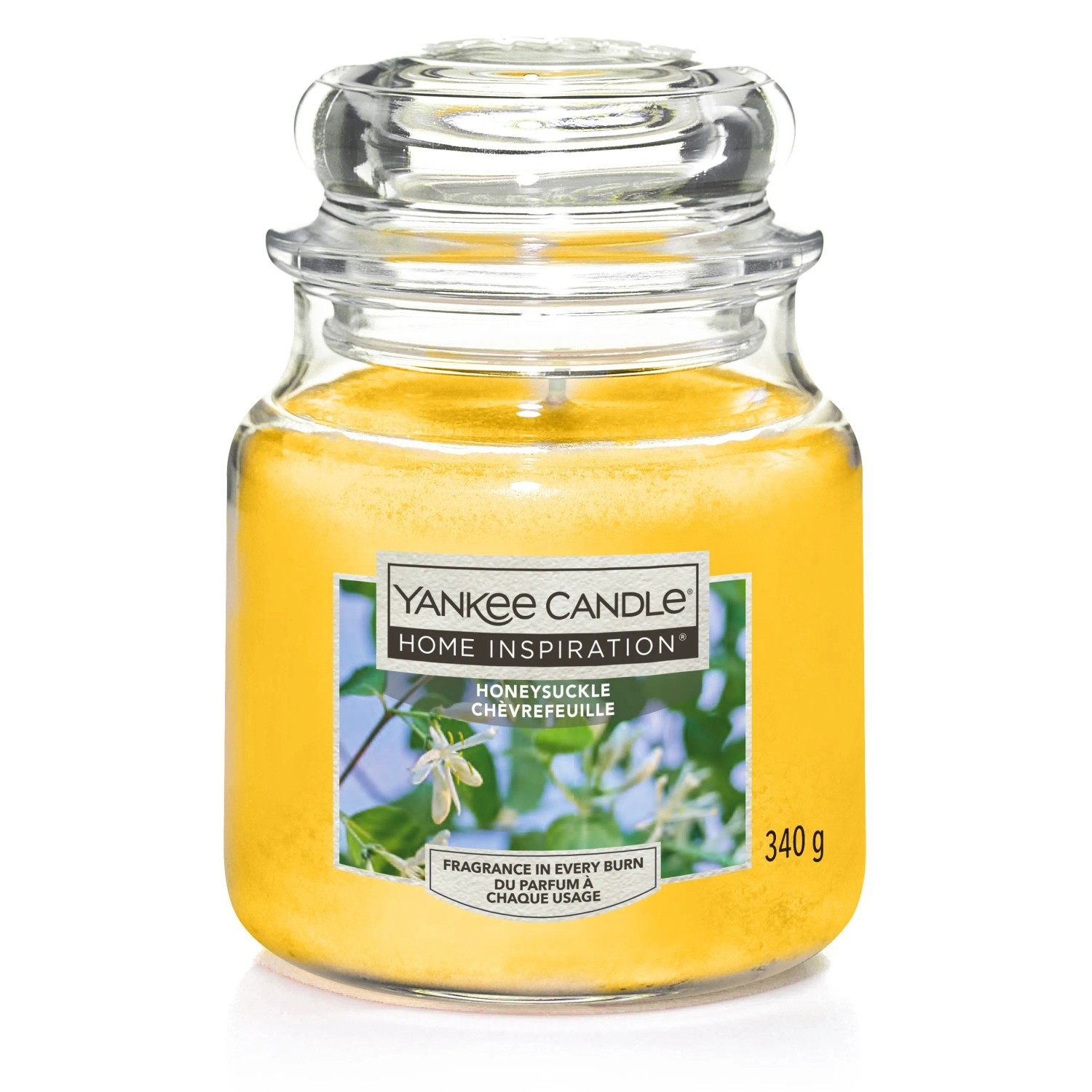 Yankee Candle Home Inspiration Svíčka, sklo, Pink Honeysuckle 13 x 9,5 cm