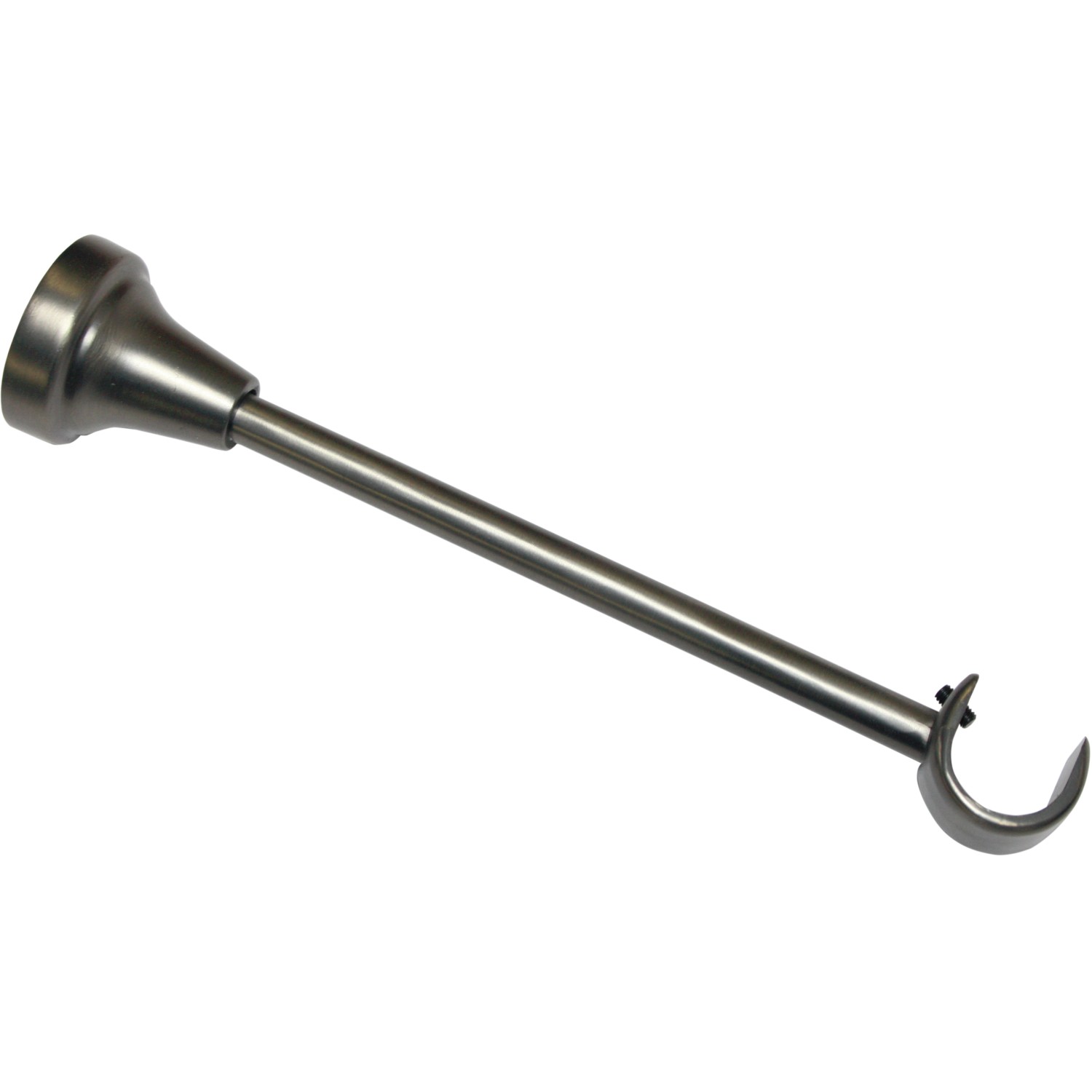 Gardinia Držák Europa otevřený dlouhý pro průměr 19 mm stříbrný 28 cm