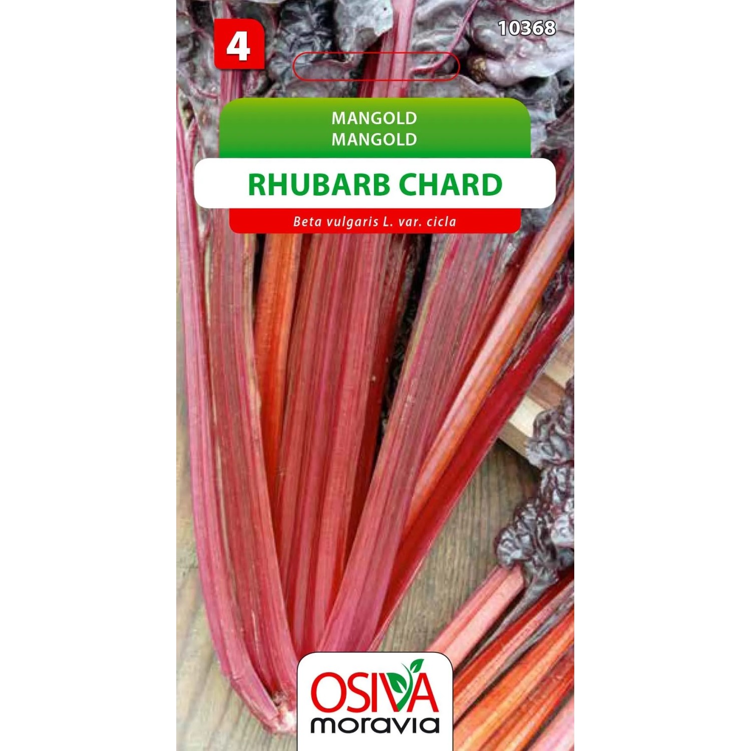 Semínka Mangold Rhubarb Chard (Beta vulgaris L. var. cicla)