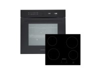 Respekta Vestavná el. trouba Adrian AB900-19 & skloker. deska Aaron KM4400-28