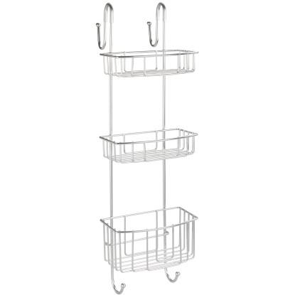 Wenko Sprchový organizér Olesi nerezový, 3 patra, 22,5 x 70 x 22 cm