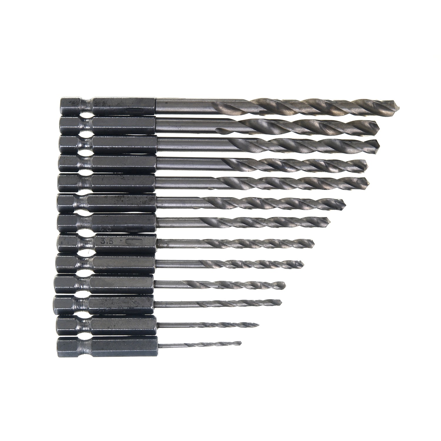 Magg Vrtáky HSS univerzální šestihranný úchyt (1,5 - 6,5 mm), 13 ks