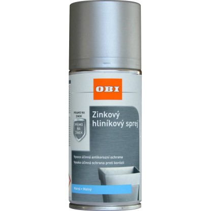 OBI Sprej zinek - hliník stříbrošedý 150 ml
