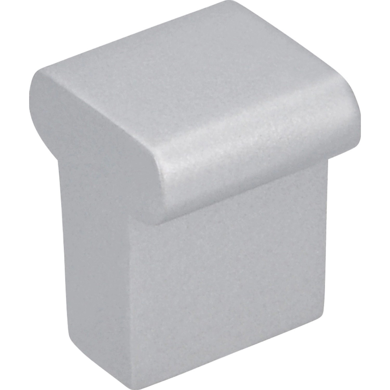 Siro Nábytkový knoflík 1500 kov v barvě hliníku 16 mm x 16 mm x 20 mm