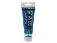 Daler Rowney Akrylová barva GRADUATE phthalo tyrkysová, 120 ml