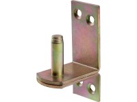 Šroubovací závěsný čep D2, žlutě pozinkovaný, 82 mm x 30 mm, Ø 10 mm