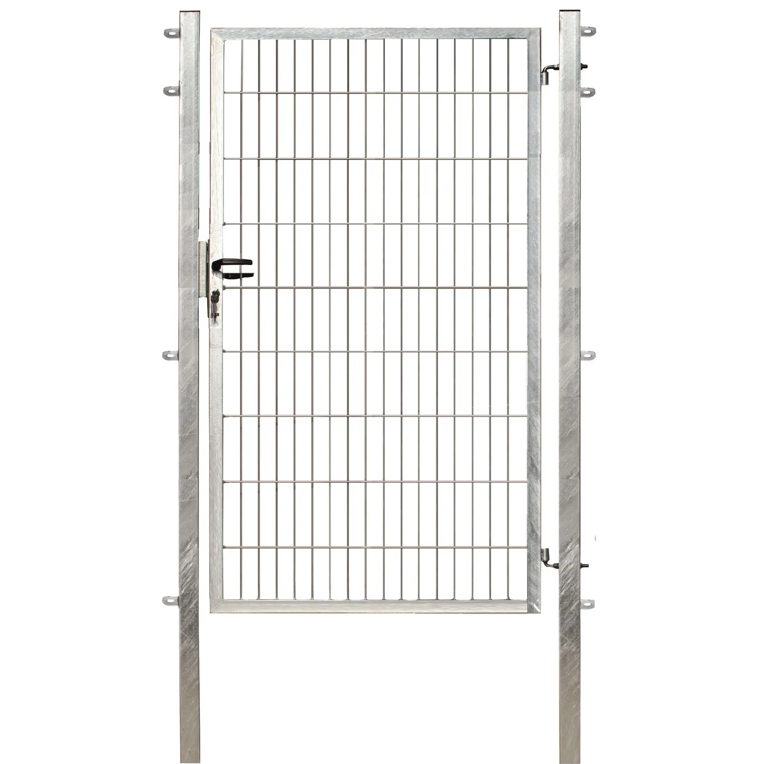 Floraworld Jednokřídlá branka Comfort se zámkem na klíč pozink 180 x 100 cm