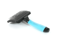 Olala Pets Kartáč s gelovou rukojetí drátkový samočisticí L 21 cm