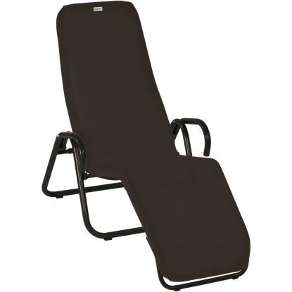 Acamp Náhradní potah pro opalovací zahradní lehátko Calypso Nero 190 x 54 cm