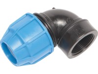 LUX-TOOLS Classic PE koleno 90° 25 mm s vnitřním závitem 24,1 mm(3/4