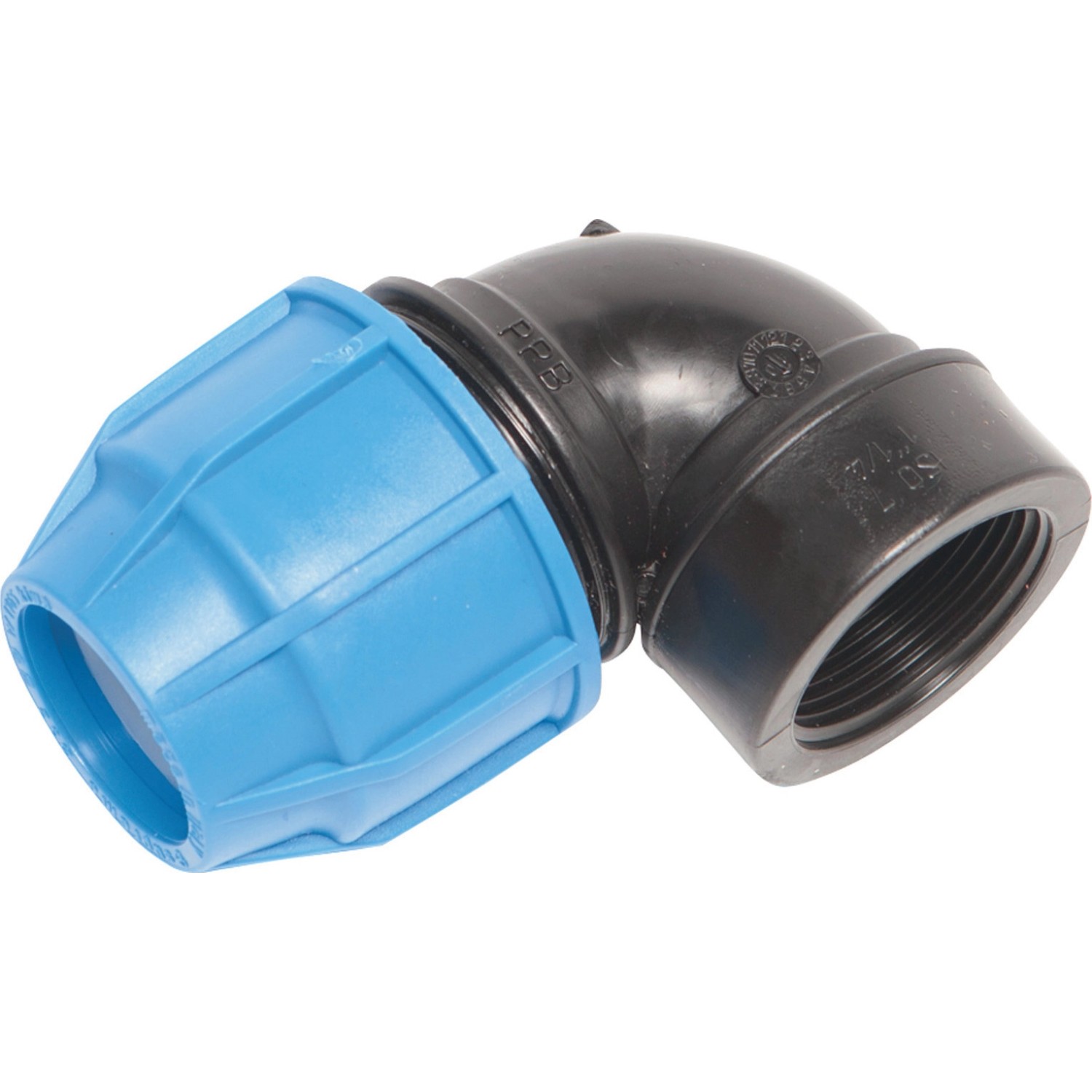 LUX-TOOLS Classic PE koleno 90° 25 mm s vnitřním závitem 24,1 mm(3/4")