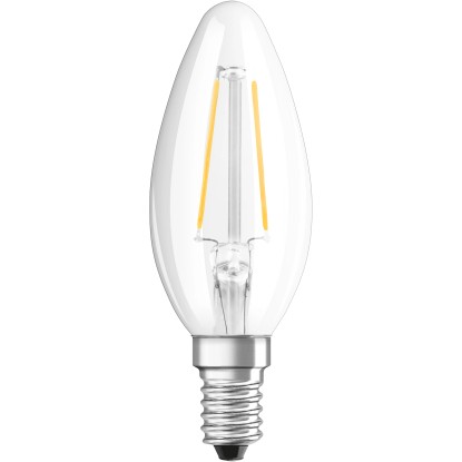 OSRAM LED žárovka Base Classic B40, E14, 4 W, 470 lm, 2700 K, čirá, 3 ks