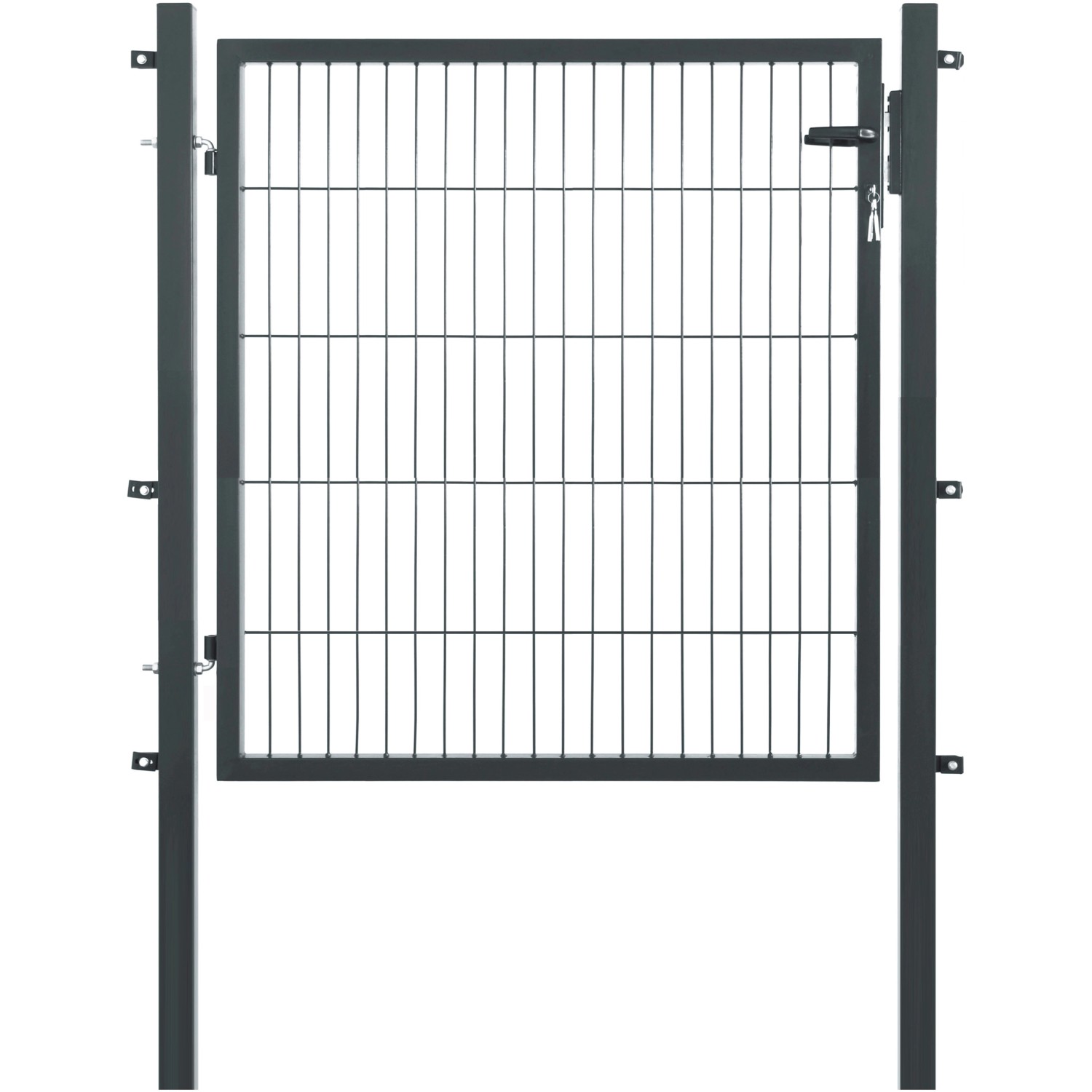 Floraworld Jednokřídlá branka Comfort dvojitá výplň antracitová 120 x 100 cm