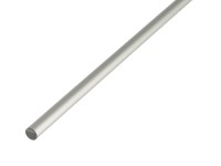 Kulatá tyč stříbrná eloxovaná 6 x 6 x 2000 mm