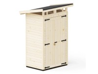 Upyard Dřevěný domek na nářadí Strongbox S vč. základů přírodní 127 x 87 cm