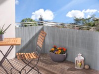 FLORAWORLD Plastová rohož Premium stříbrně šedá 0,9 x 3 m