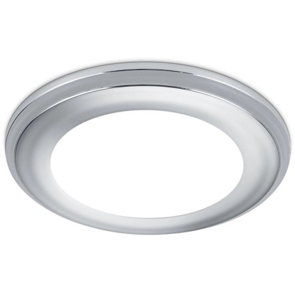 Trio Vestavné LED svítidlo Aura chrome pr. 80 mm