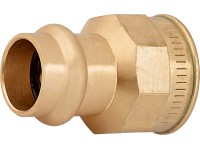 Přechodový nátrubek červený bronz, pr. 18 mm x 24,1 mm (Rp 3/4), 1 ks Přechodový nátrubek červený bronz, pr. 18 mm x 24,1 mm (Rp 3/4), 1 ks