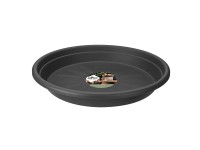 Elho Univerzální miska pod květináč Round, antracitová, pr. 25 x 4 cm