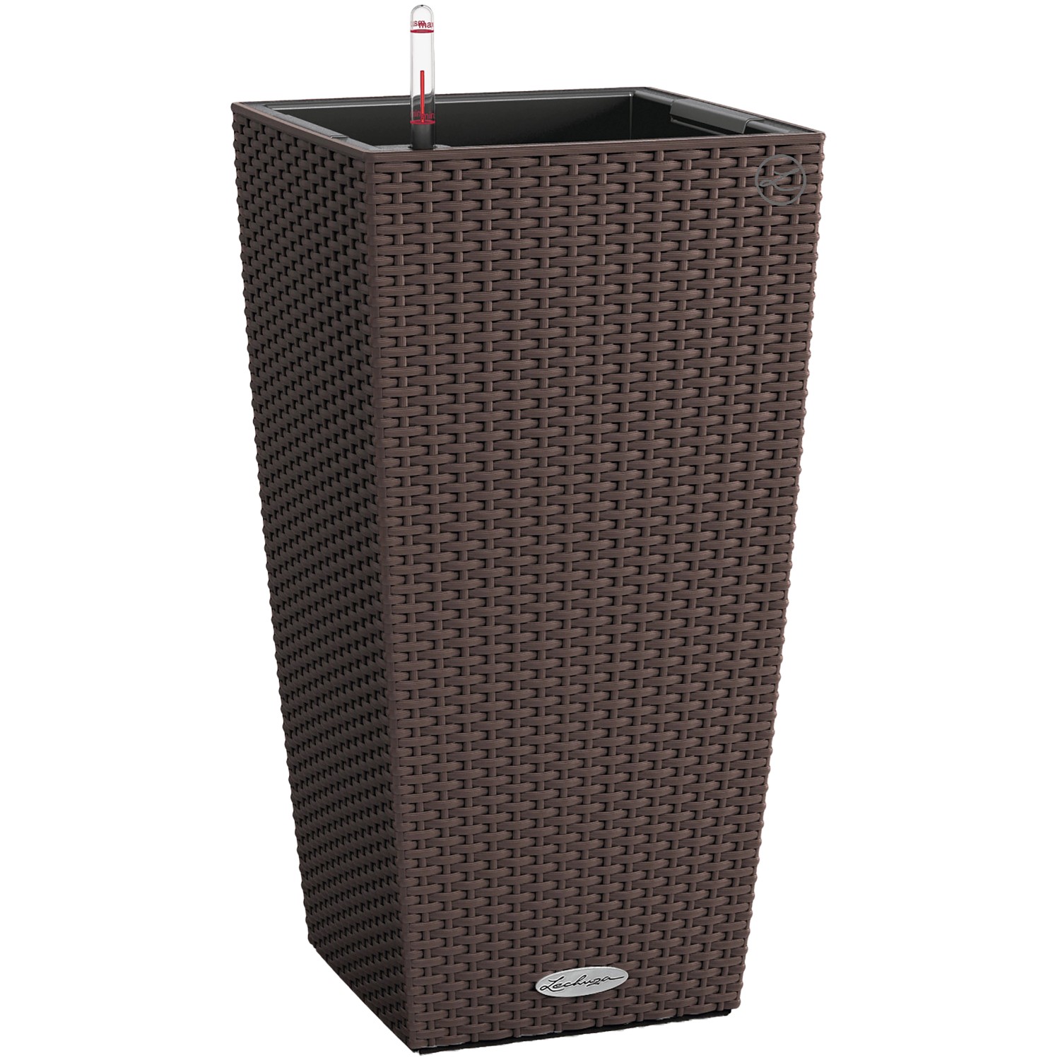 Lechuza Květináč Cubico Cottage 30 mokka, 565 x 295 x 295 mm