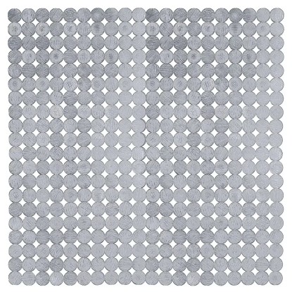 Kleine Wolke Protiskluzová podložka do sprchy Sign stříbrná 55 x 55 cm