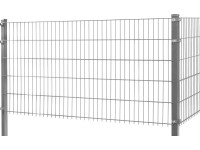 Floraworld Drátěný plotový panel, dvojitý 6/5/6, pozinkovaný, 103 x 201 cm