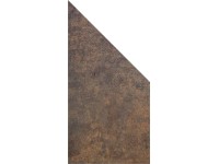 GroJaPremo HPL panel zkosený, efekt rzi, 90 x 180/90 x 0,8 cm