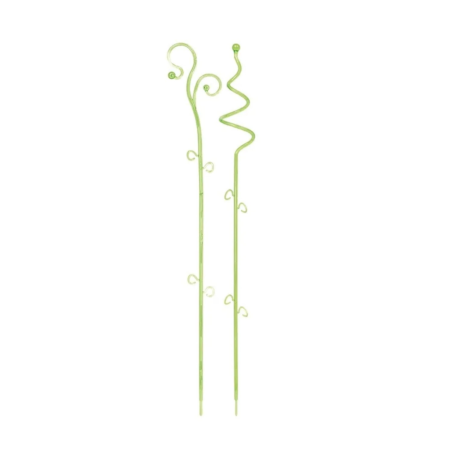 Prosperplast Podpěra na orchidej DECOR, zelená transparentní 58,5 cm