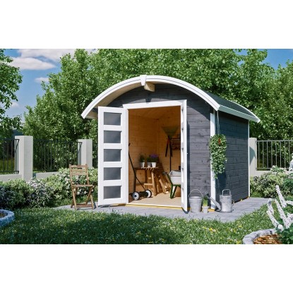 Skan Holz Zahradní domek Delft břidlicově šedý, 250 x 250 cm