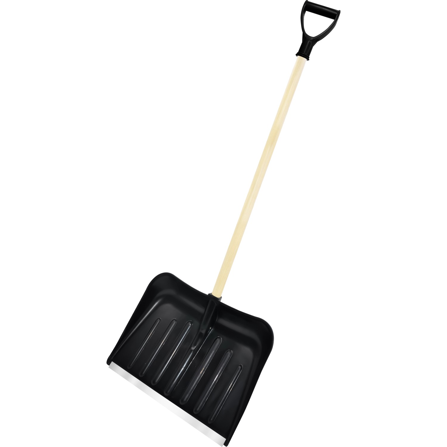 Lopata na sníh s dřevěnou násadou, 45 cm