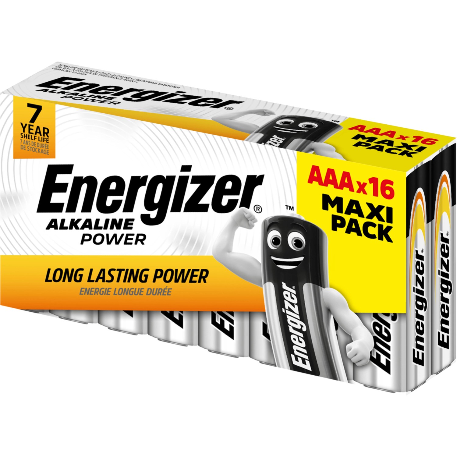 Energizer Alkalická baterie Power AAA 16 ks