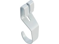 Kovový multifunkční háček bílý, 3 ks, 3 x 8 cm