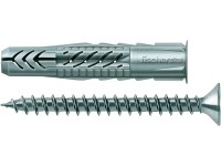 Fischer Univerzální hmoždinka UX 6 x 35 R S K NV s límcem a šrouby, 10 ks