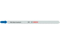Bosch Pilový plátek pro přímočaré pily Pro Metal Sandwich T718BF, 3 ks