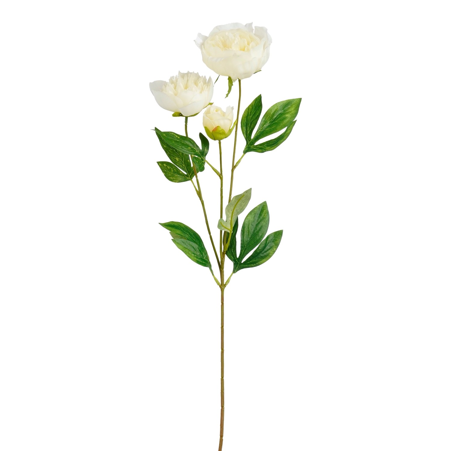 Mica Umělá květina pivoňka krémová 67 cm