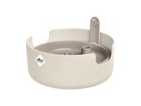 Elho Květináč na mikrozeleninu Magic Microgreens, lněná bílá, pr. 17 x 7 cm