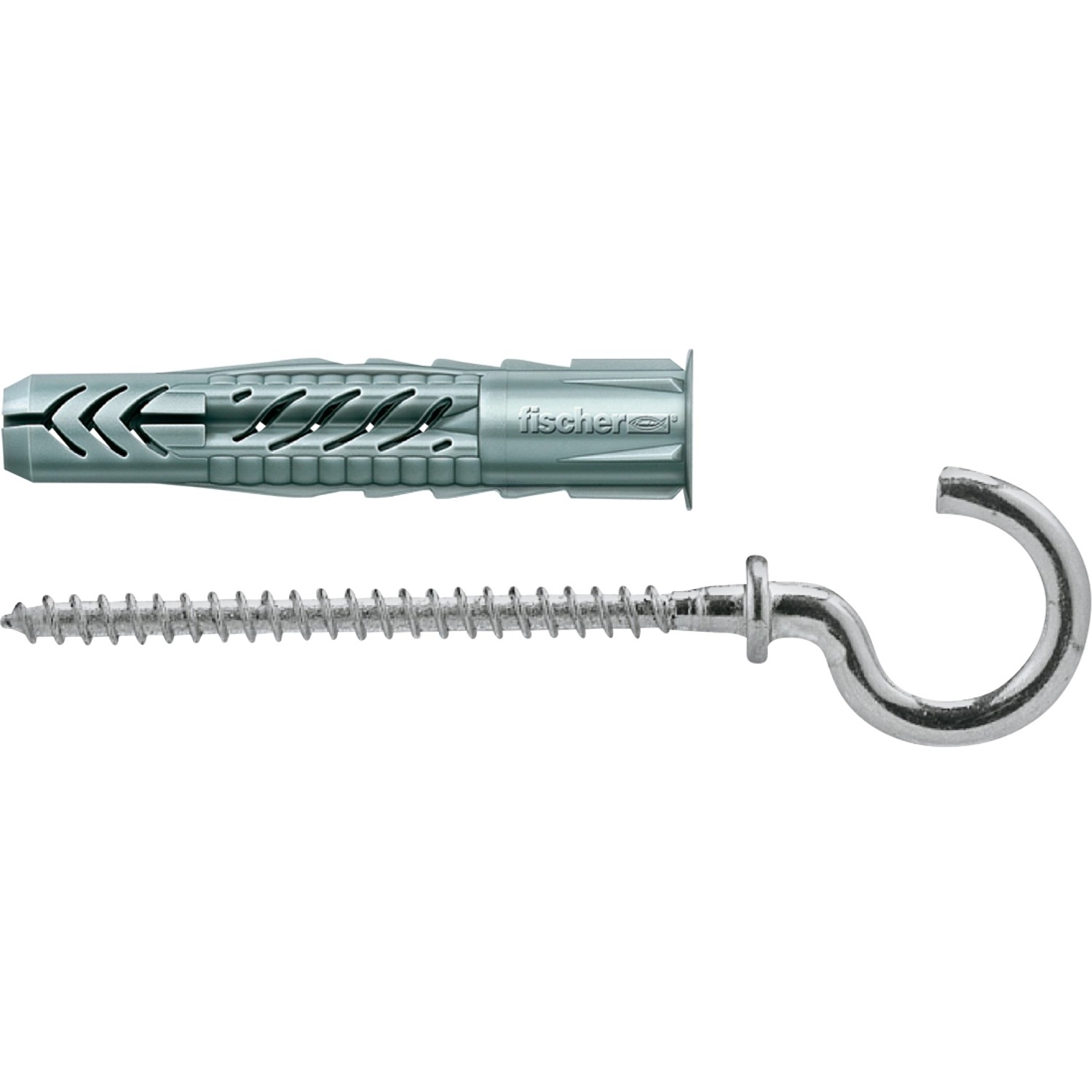 Fischer Univerzální hmoždinka UX 8 x 50 R RH N K NV s límcem a skobou, 2 ks