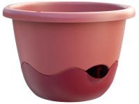 Plastia Květináč se závěsem Mareta růžová vínová průměr 25 cm