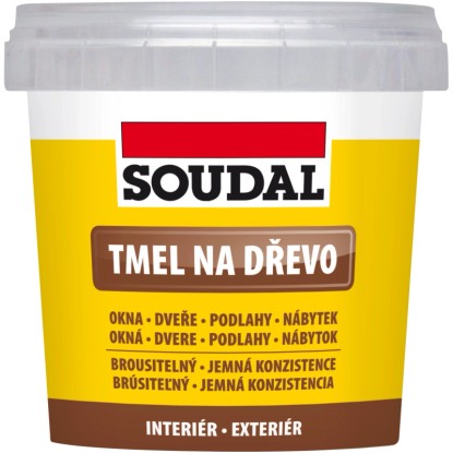 SOUDAL Tmel na dřevo 250 g mahagon