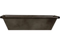 Truhlík Blackbook, zinkový, 20 x 40 x 11 cm