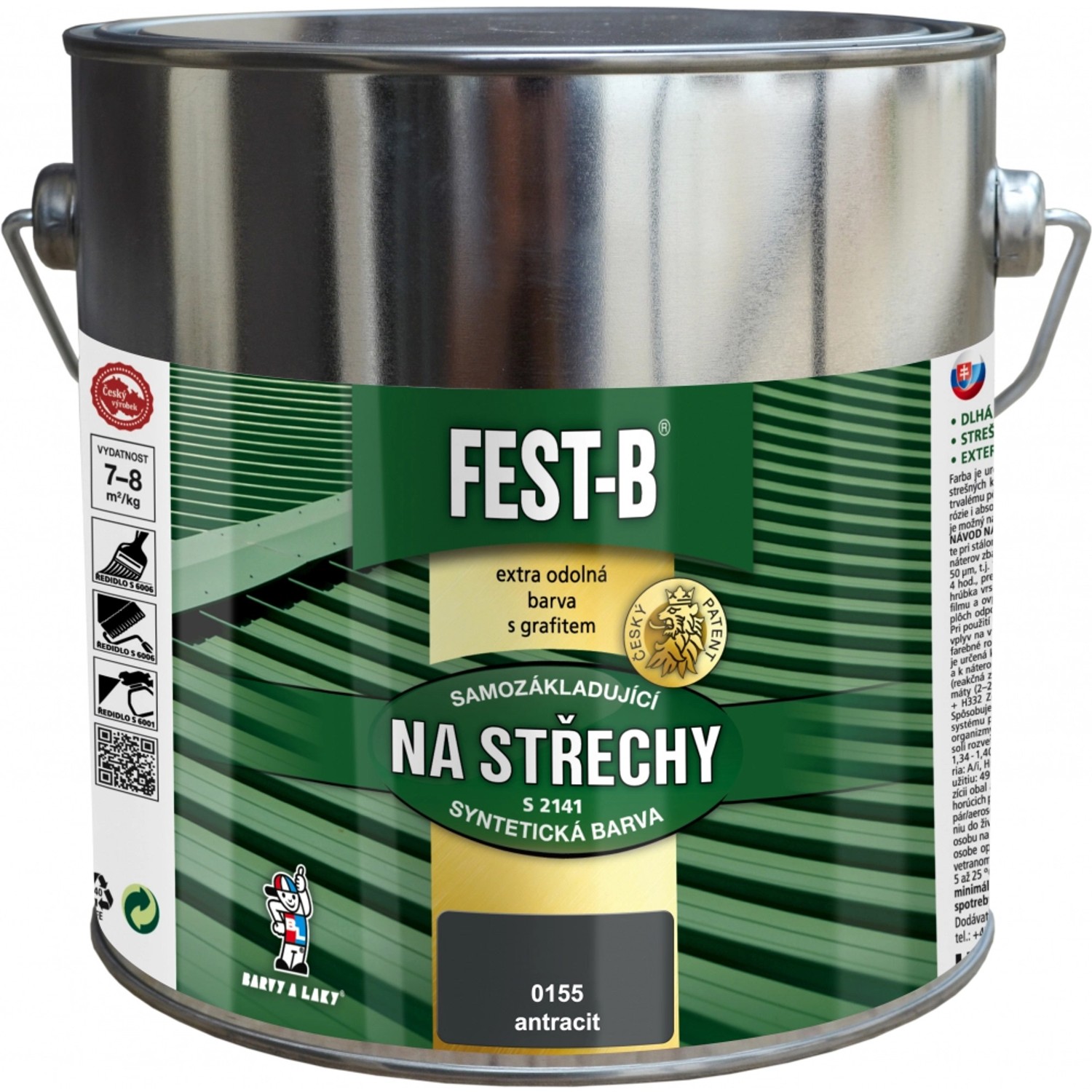 FEST-B 0155 antracit 2,5 kg