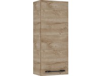 Maximus Závěsná skříňka Madrid, dub Canela + černá úchytka, 75 x 30 x 21,6 cm