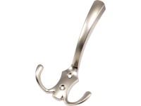 Hettich Nástěnný háček na kabáty Classic 1, zinek poniklovaný, 77 x 125 x 75 mm