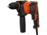 Black+Decker Příklepová vrtačka 1stupňová BEH710K-QS, 710W vč. přísl. a kufříku