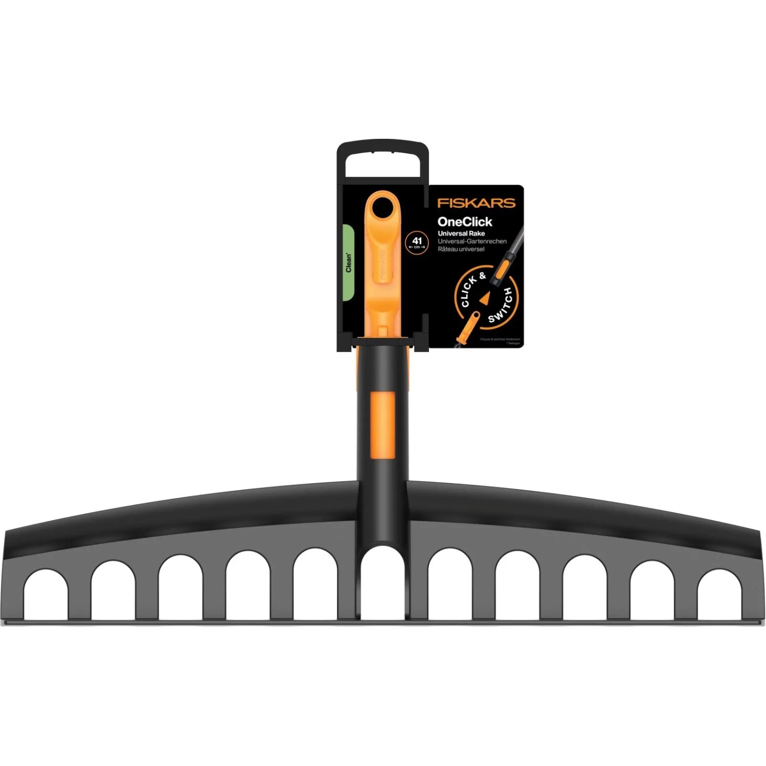 FISKARS Univerzální hrábě OneClick Clean 41 cm