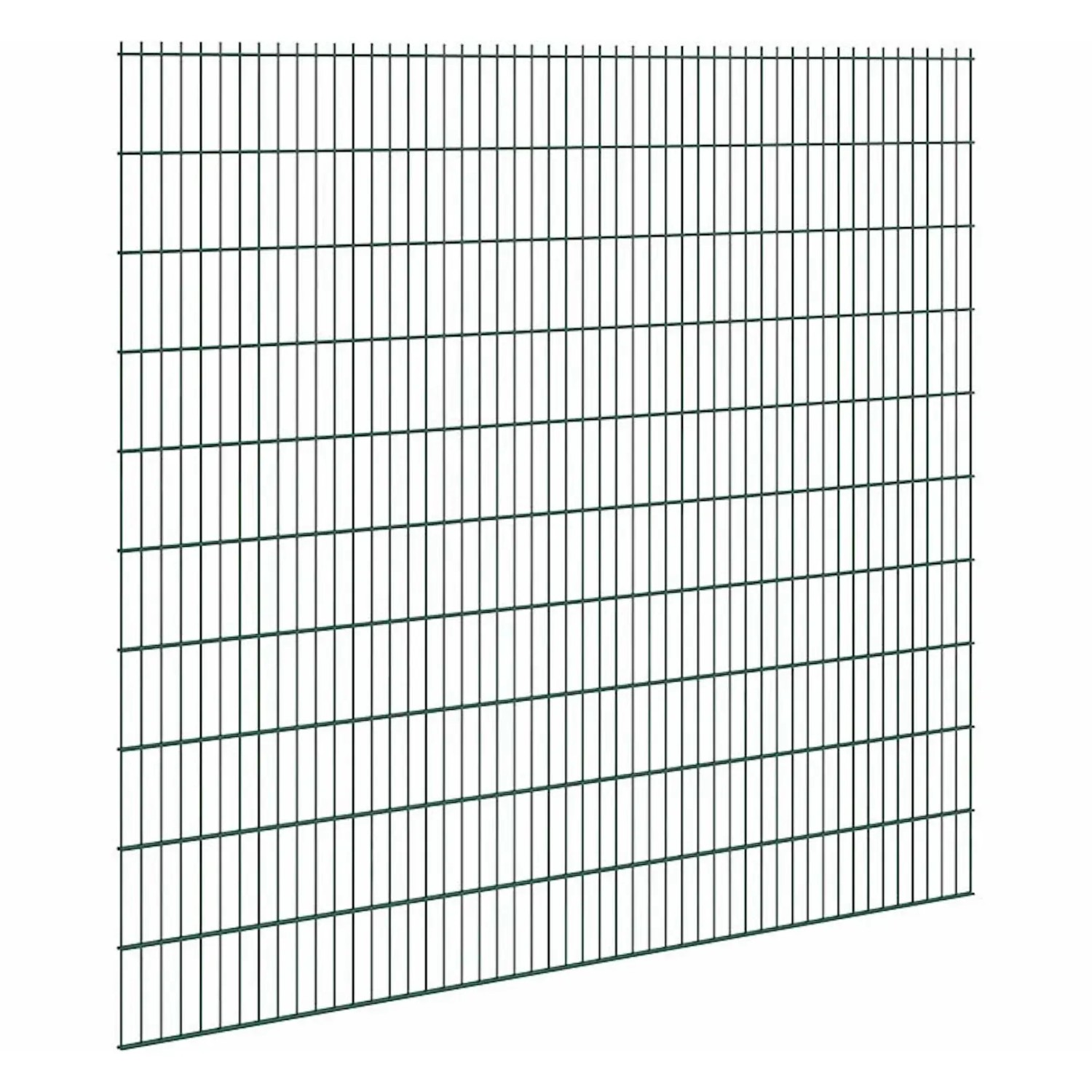 Floraworld Drátěný plotový panel, dvojitý 8/6/8, zelená, 203 x 251 cm